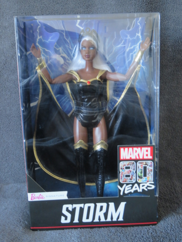 NEW Mattel Marvel 80th Anniversary X-Men Storm Barbie® Doll in Arts & Collectibles in City of Toronto
