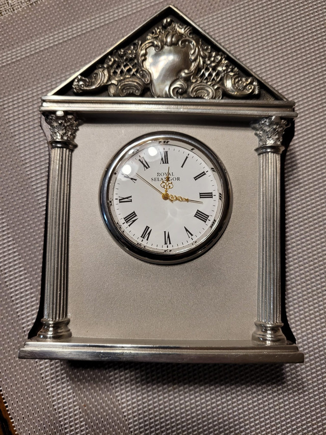 Royal Selangor Corinthian table clock in Arts & Collectibles in Oshawa / Durham Region
