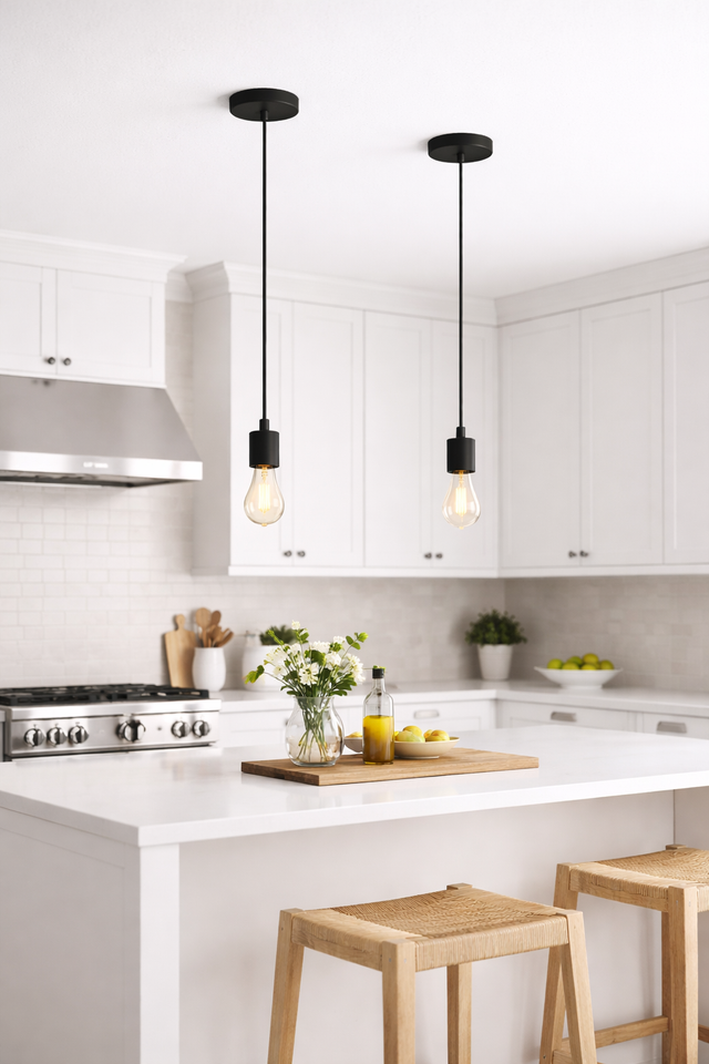 Modern Pendant Light Kit – Hardwired Ceiling Light – Adjustable in Indoor Lighting & Fans in Mississauga / Peel Region - Image 5