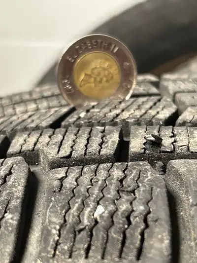 Used a couple winters. Still a couple more winters of thread. 5 hole bolt 5x114.3.