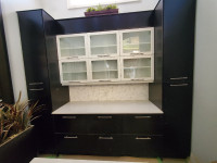 Kitchen cabinets with granite countertop