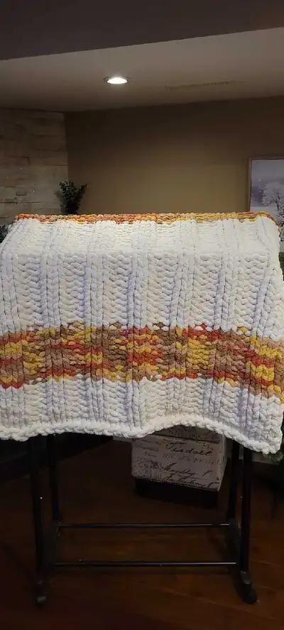 Knitted Throw Blanket, View more