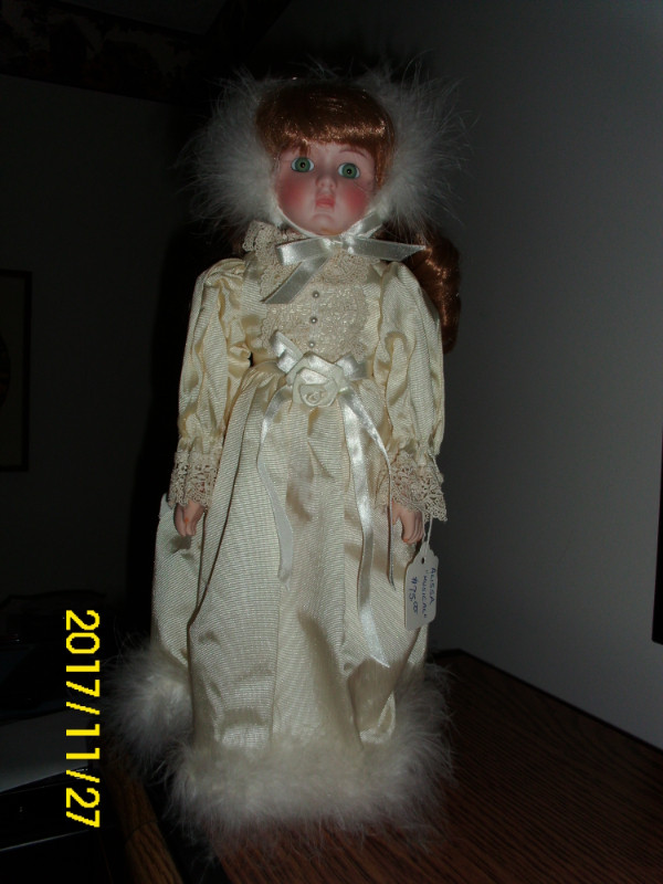 collectable ceramic doll in Arts & Collectibles in Kawartha Lakes