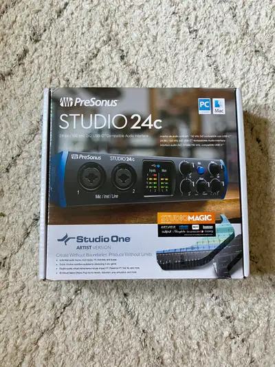 PreSonus Studio 24C Audio Interface, View more