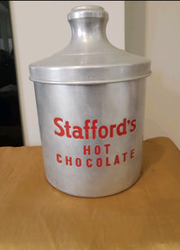 Vintage Stafford's Hot Chocolate Aluminum Pot