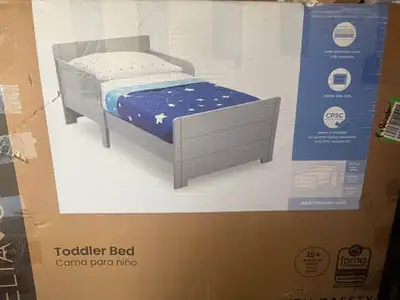 Delta Children My Size Toddler Bed, Grey, View more
