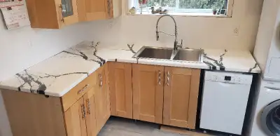 Comptoir aux faux finis Marbre,Quartz autres pierres en Epoxy, View more