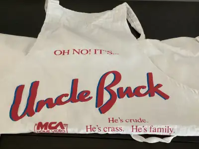UNCLE BUCK BBQ APRON - JOHN CANDY, View more