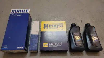 A VENDRE 1x FILTRE A AIR MAHLE LX 2796/1 (50$) 1x FILTRE A CABINE HENGST E2978LC-2 (50$) 1x 1L HUILE...
