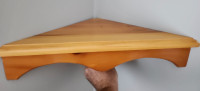 Solid Wood: Corner Shelf & Wall Shelf/Rack
