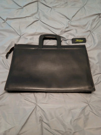 Vintage Heritage Slim Brown Leather Briefcase/Laptop Bag