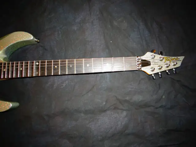 Tagima K1 Guitar  Kiko Loureiro MasterLuthier Silver(sell/trade) in Guitars in City of Toronto - Image 4