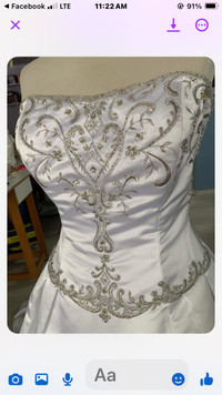 Equsite Jasmine Wedding Gown  size 12 to 14 