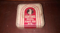 Sentinel Utility First Aid Antique Tin
