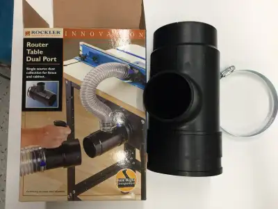 Rockler Dust Right Router Table Dual Port, View more