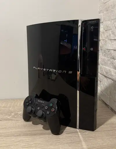 Sony PlayStation 3 80GB Console CECHE01 – Backwards Comptible, View more