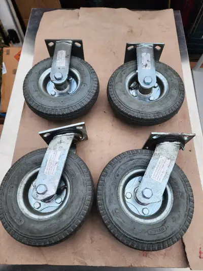2.80/2.50-4 NHS Nylon Caster Wheels C-178-11 Set Of 4 Swivel 2, View more