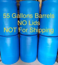 55 gallons food grade
barrel (CLOSED TOP)