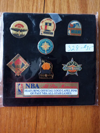 Rare Vintage NBA All-Star Memories Pin Set 1988-1994 Chicago