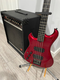 Left handed Bass and Amp