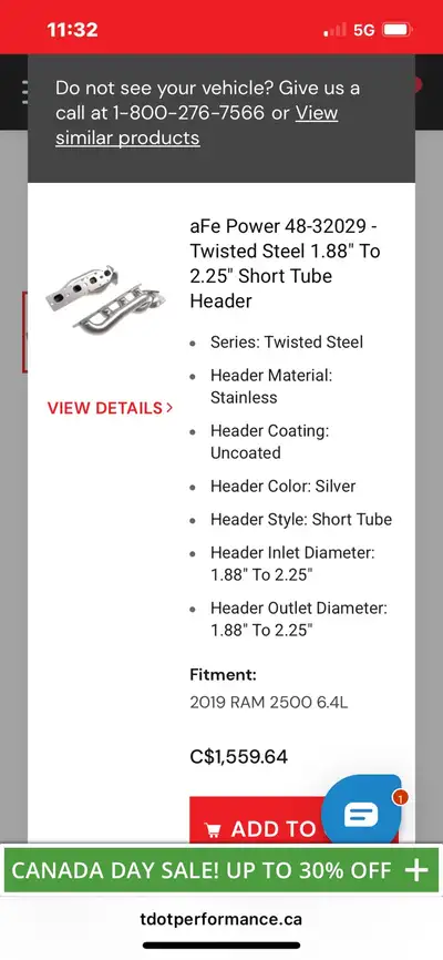 Hemi 6.4 2019 and up shorty headers new in box with hardware and gaskets. AFE