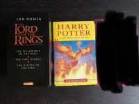 Fiction Novels: Lord of the Rings, Harry Potter