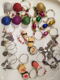Wine Glass Charms - various themes- priced per set