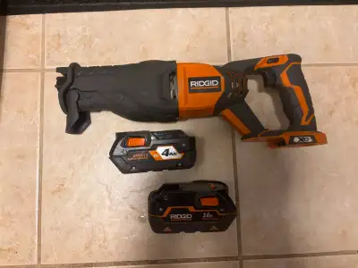 Saw only cells $270, plus 4Ah and 3Ah Batteries for $125 firm. RIDGID introduces the R8647B 18V Brus...