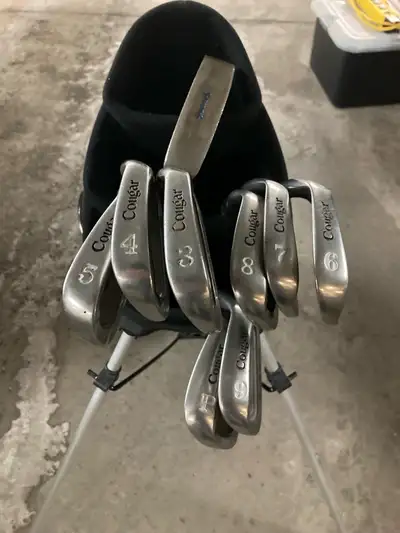 Full set of irons 3-Pw and putter and golf bag in excellent used condition Pick up west springs Sw C...