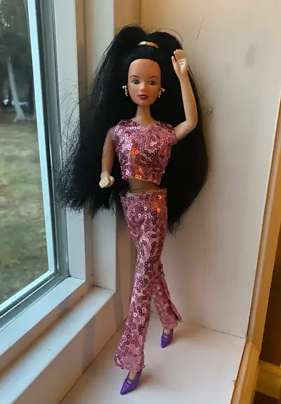 VTG 1990s Kid Kore Doll & Huge 30pcDesigner-like Wardrobe Set, View more