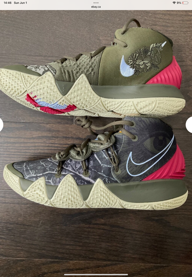 Brand New Nike Shoes Kybrid S2 What The Camo CQ9323-300 Sz 8 Men in Men's Shoes in Oakville / Halton Region - Image 5
