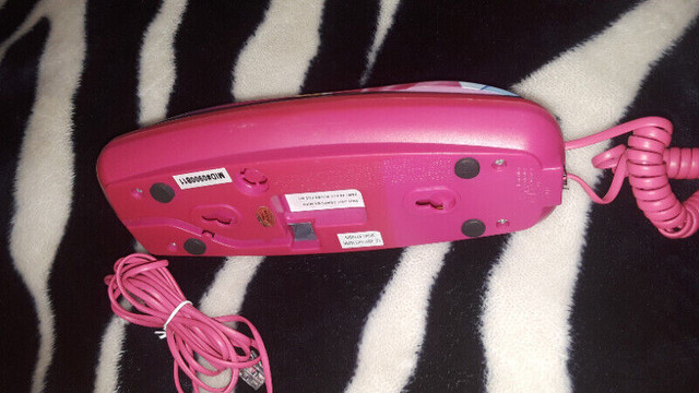 Disney Princess Trim Line Corded Home Phone Land Line $10 in Home Phones & Answering Machines in Moncton - Image 4