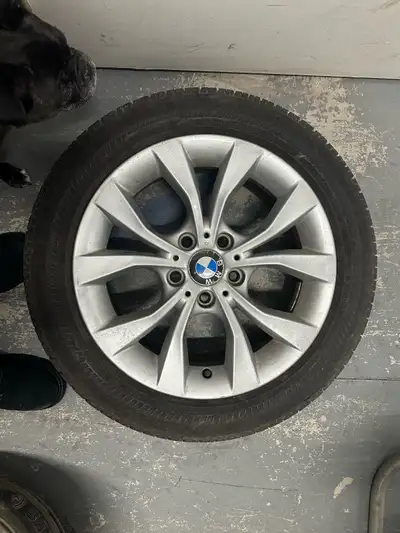 For sale is a set of BMW 17” run flat Bridgestone tires with rims. These are in good condition *Plea...
