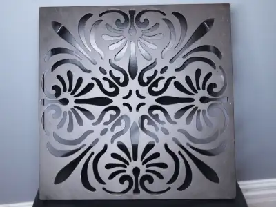 Grille décorative en métal / cache ventilation murale 25$, View more