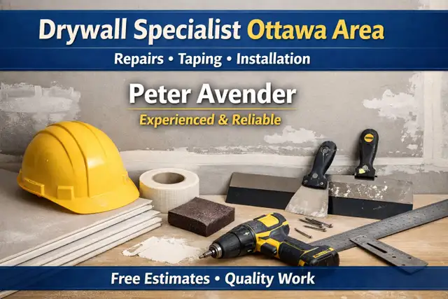 Drywall Specialist Ottawa | Repairs, Taping & Installation