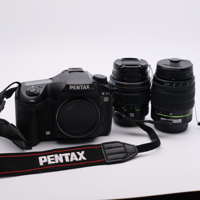 [MINTY] PENTAX RICOH K20D DSLR with the 2 KIT ZOOM LENSES in Cameras & Camcorders in Ottawa