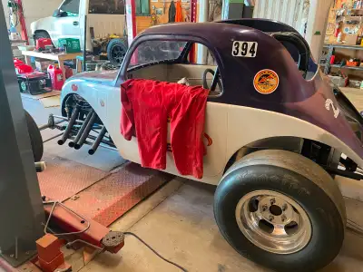 Turnkey nostalgia altered …new build with few runs.10.30 @125 mph on gas. 394 Oldsmobile with vintag...