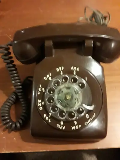 Brown Older Dial Telephone, View more