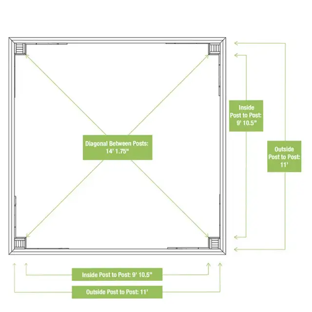 BRAND NEW IN BOX 12’ x 12’ YARDISTRY MERIDIAN GAZEBO $3200 in Patio & Garden Furniture in Windsor Region - Image 8