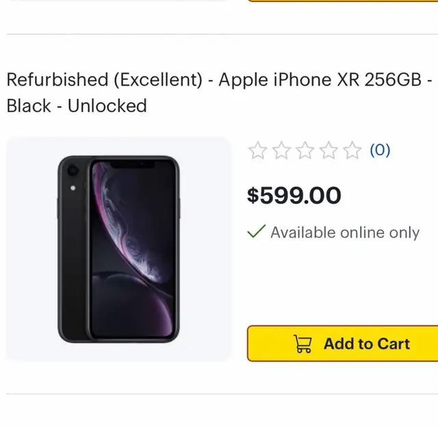 Apple iPhone XR  256GB Unlocked in Sleek Black in Cell Phones in City of Toronto - Image 4