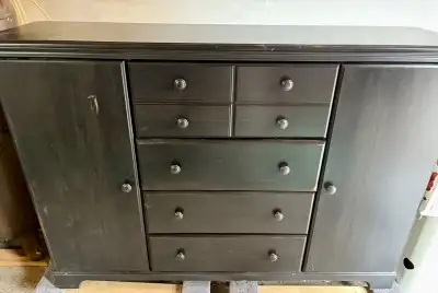 Black Wood Dresser, View more