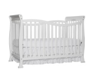 White Crib for baby, 7-In-1 Convertible Life Dream On Me Violet