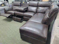 LEATHER AIR SECTIONAL RECLINER AVAILABLE ON SALE
