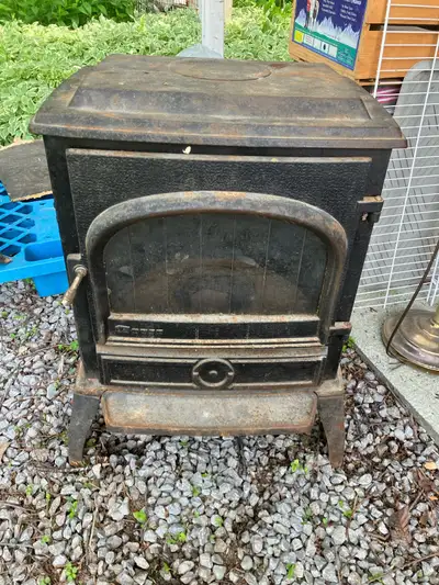 Oil fireplace great for mans den or  basement were u can run pip, View more