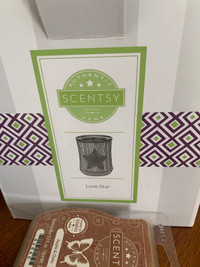 Brand New Scentsy Electric Warmer Lone Star with 2 scented bars