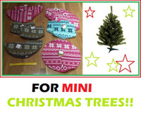 MINI CHRISTMAS TREE DECOR --- TREE SKIRTS !! --- $5 EACH !!