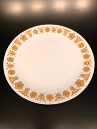 Vintage Corelle Butterfly Gold Large Dinner Plates