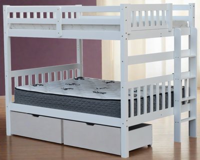 Vaughan – Solid Pine Twin/Twin & Twin/Full Bunk Beds, View more