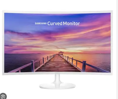Samsung white monitor, 2019 barely used no scratches., View more