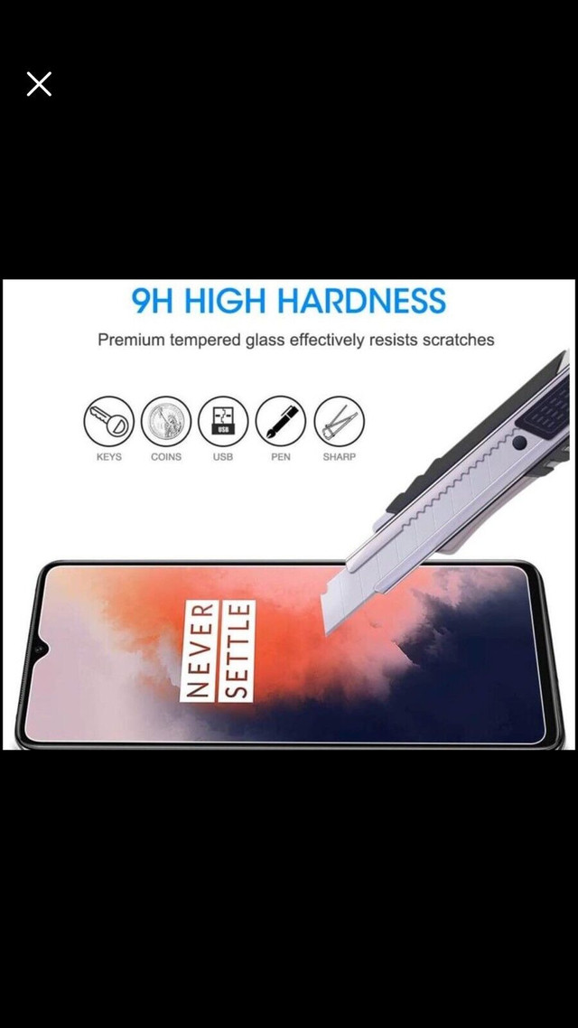new  Screen Protector Compatible Oneplus 7t 2pack in Cell Phone Accessories in Markham / York Region - Image 4